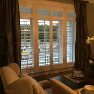 Living Room Window Shutters 